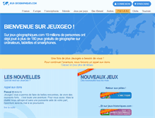 Tablet Screenshot of jeux-geographiques.com